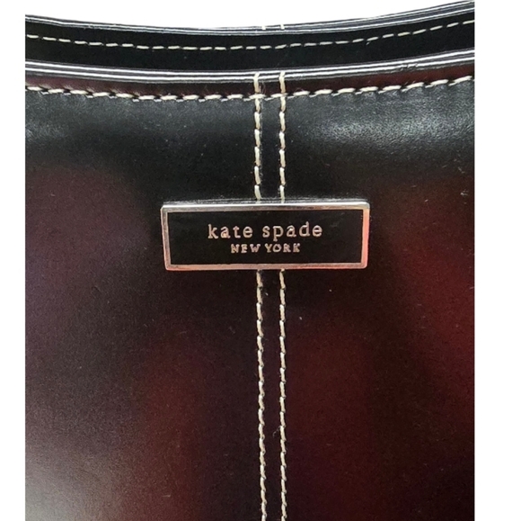 Kate Spade New York Black Leather Shoulder Bag Purse Handbag - Picture 4 of 15